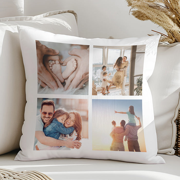 4 Photo Upload Cushion