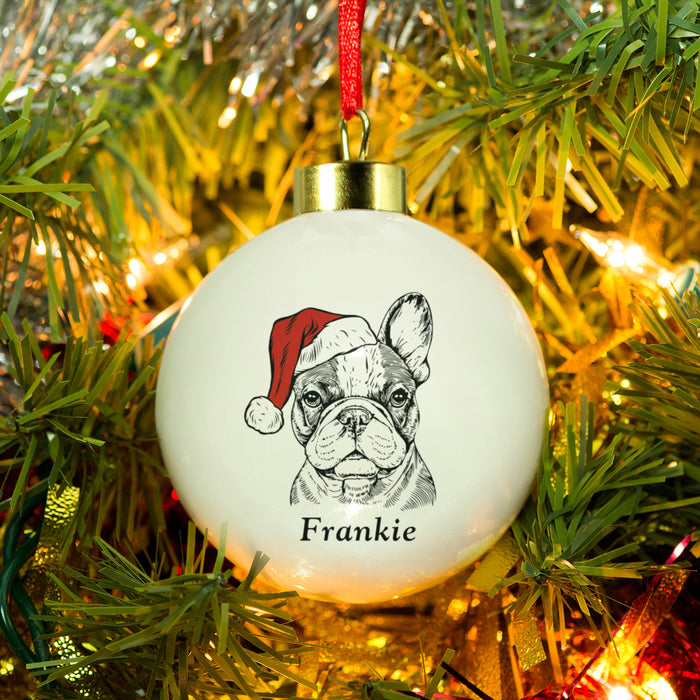 Personalised Dog Breed Christmas Bauble