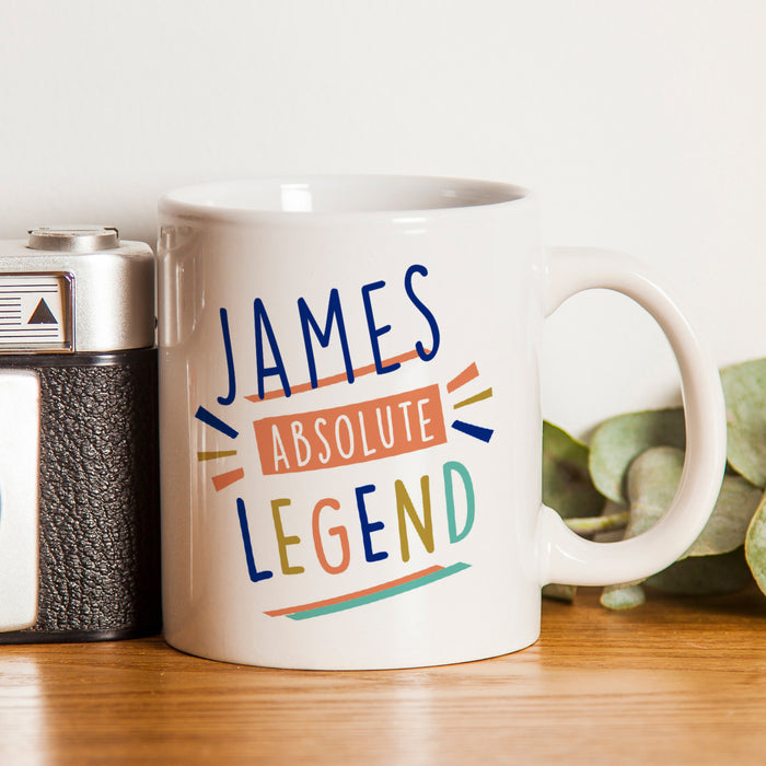 Personalised Absolute Legend Mug